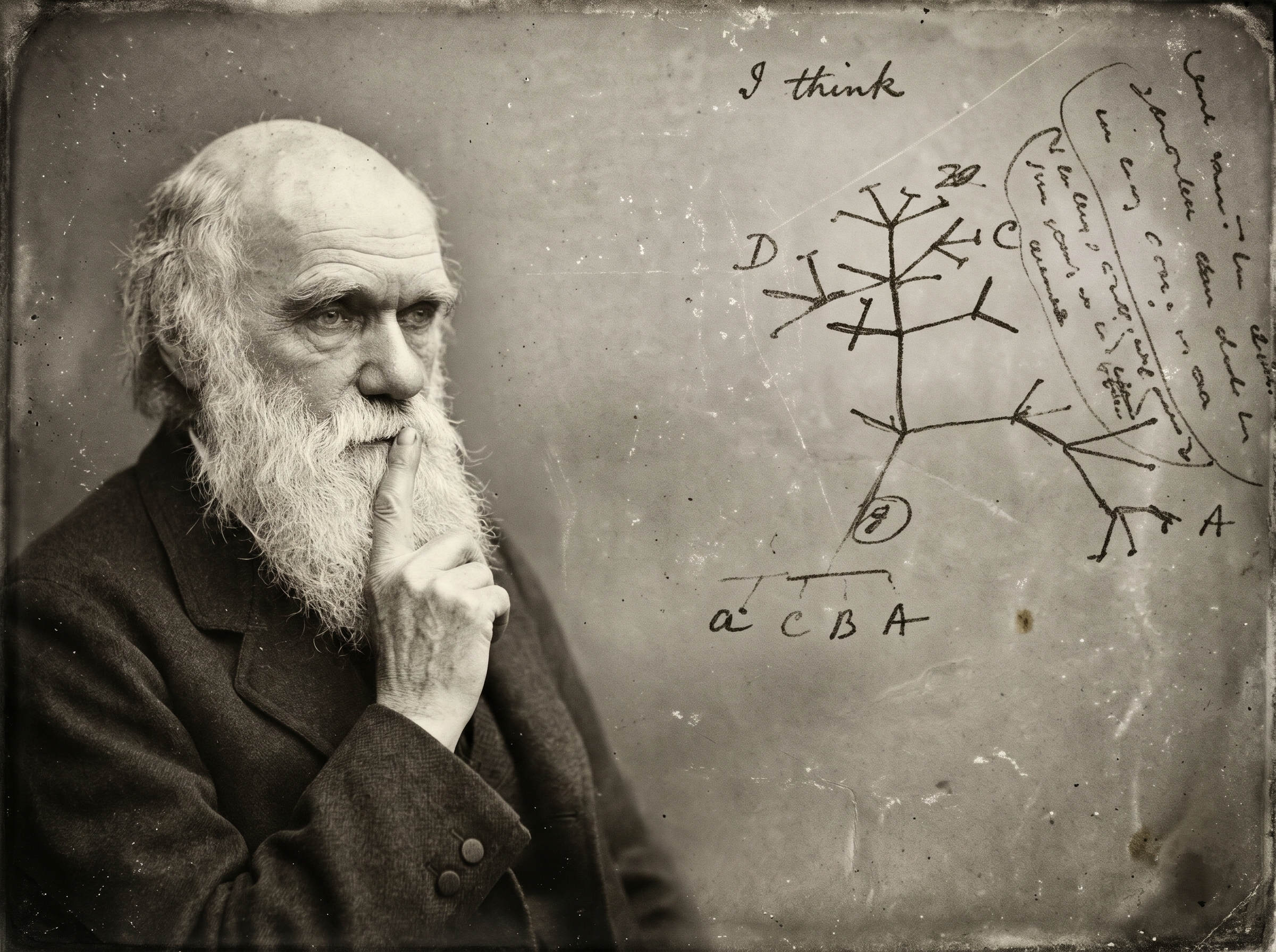 Charles Darwin y el árbol de la evolución